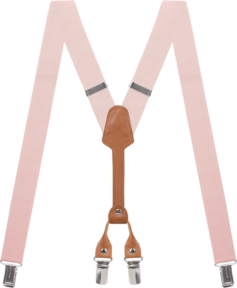 Action Ward Store Women's Suspenders - 1" Width - Y Back 4 Clip Skinny Ladies Suspenders - Image 1